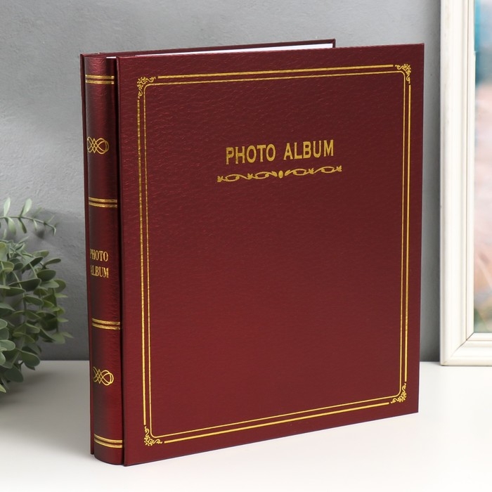Фотоальбом на 500 фото 10х15 см Фотоальбом на 500 фото 10х15 см "Классический кант" МИКС 33,8х31х5 см