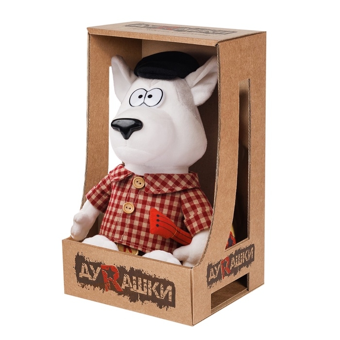 Мягкая игрушка  Мягкая игрушка "Собака Лайка с балалайкой", 24 см MT-MRT04202102-24