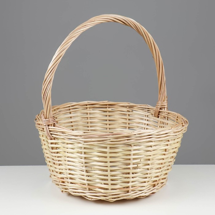 Корзина «Ягодное лукошко», №2, Dдно=23 см, Dверх=33 см, H=15/35 см, лоза Корзина «Ягодное лукошко», №2, Dдно=23 см, Dверх=33 см, H=15/35 см, лоза