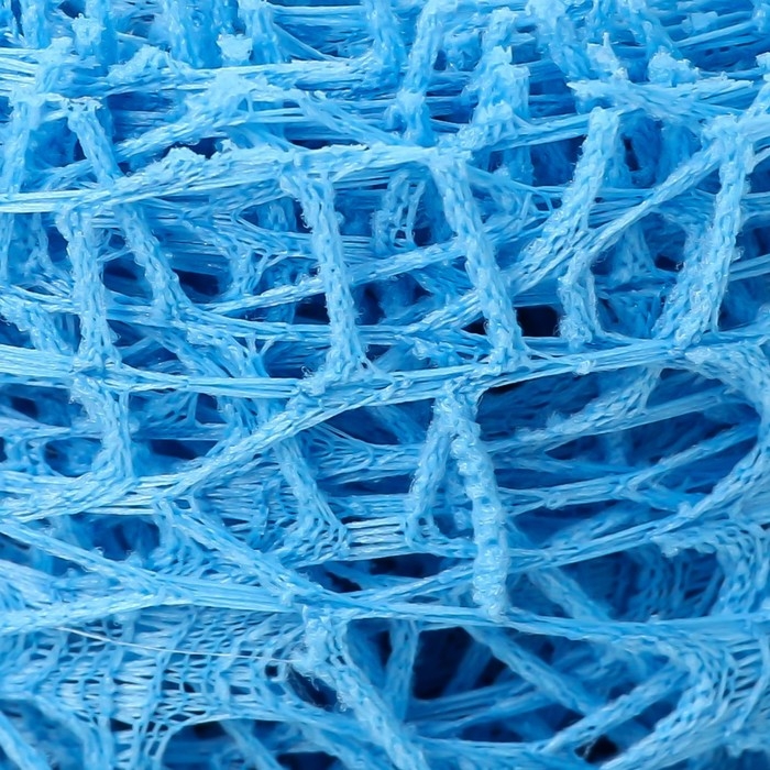 Сетка для творчества  Сетка для творчества "Паутинка. Голубая" намотка 4,5 м 6х6х14 см