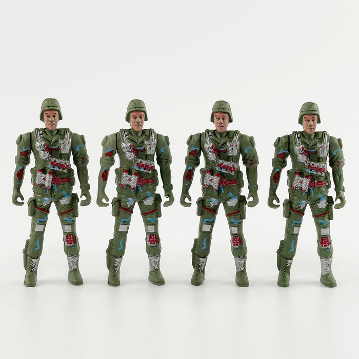 Фигурки «Солдатики». Игровой набор: наклейки, магниты и раскраски Фигурки «Солдатики». Игровой набор: наклейки, магниты и раскраски