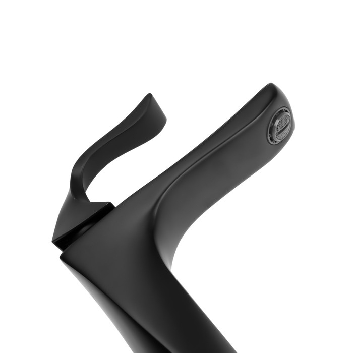 Смеситель для раковины ZEIN Z3791, дизайнерский, однорычажный, картридж 35 мм, черный Смеситель для раковины ZEIN Z3791, дизайнерский, однорычажный, картридж 35 мм, черный