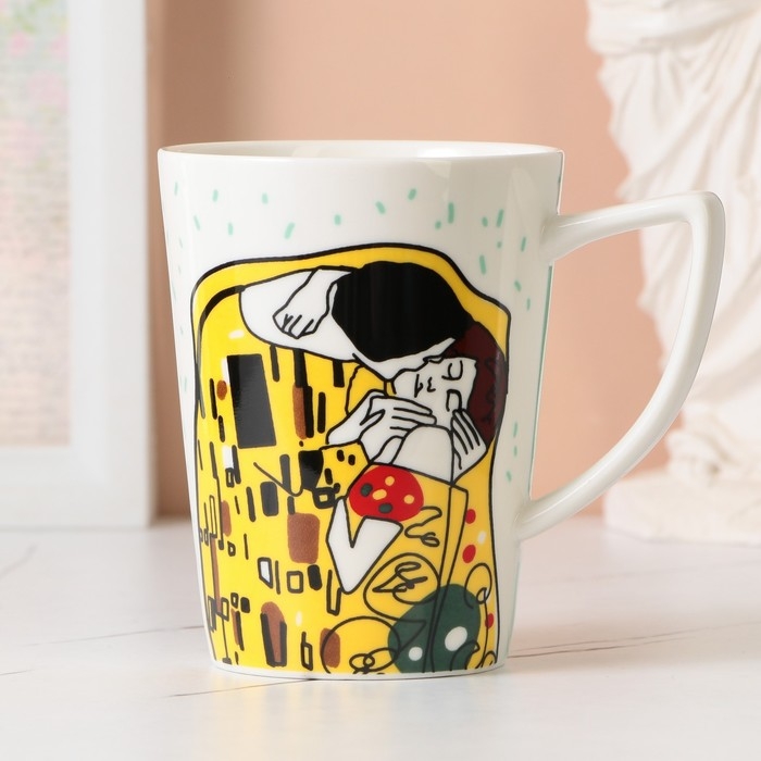 Кружка керамическая «Твоя любовь», 420 мл, цвет голубой Кружка керамическая «Твоя любовь», 420 мл, цвет голубой