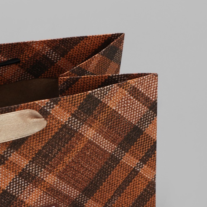 Пакет подарочный крафтовый вертикальный, упаковка, «Поздравляю от всей души!», ML 23 х 27 х 11,5 см Пакет подарочный крафтовый вертикальный, упаковка, «Поздравляю от всей души!», ML 23 х 27 х 11,5 см