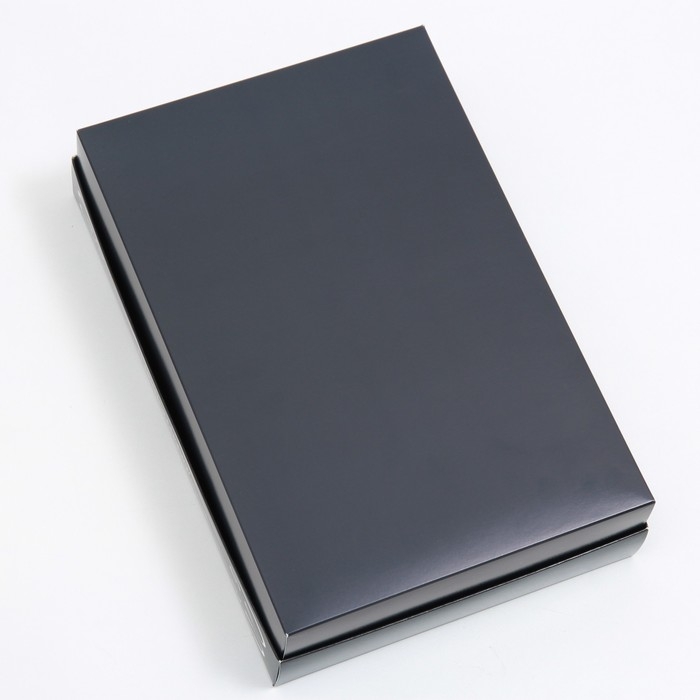 Коробка подарочная, крышка-дно, сборная Коробка подарочная, крышка-дно, сборная "100% Мужик", 30 х 20 х 7 см