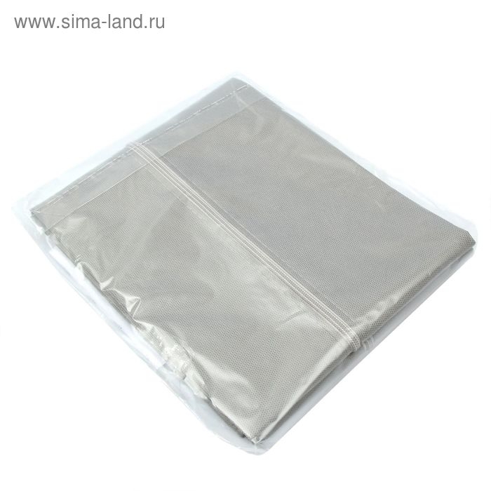Чехол для одежды с окном, 60×140 см, спанбонд, цвет серый Чехол для одежды с окном, 60×140 см, спанбонд, цвет серый