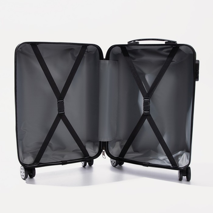 Чемодан малый 36 л (S), отдел на молнии, кодовый замок, цвет чёрный Чемодан малый 36 л (S), отдел на молнии, кодовый замок, цвет чёрный