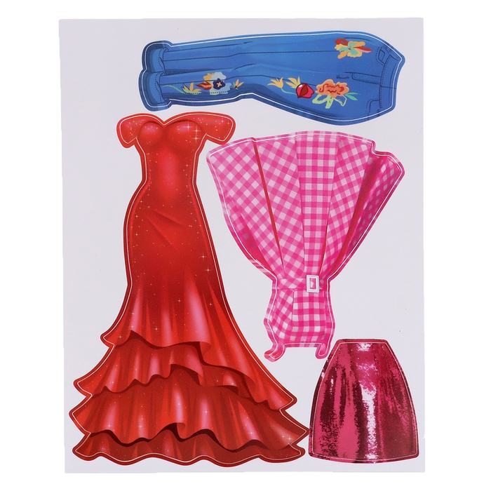 Игра на липучках развивающая. Весёлые липучки «Наряди куклу» Игра на липучках развивающая. Весёлые липучки «Наряди куклу»