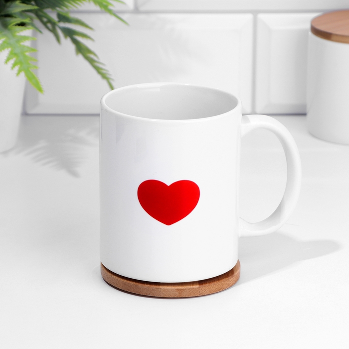 Кружка сублимация Кружка сублимация "Я люблю своего мужа", c нанесением, 320 мл