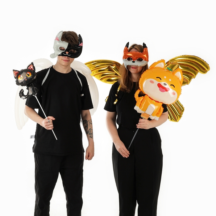 Набор фольгированных шаров &laquo;Карнавальный набор. Лисичка&raquo;, 3 шт.