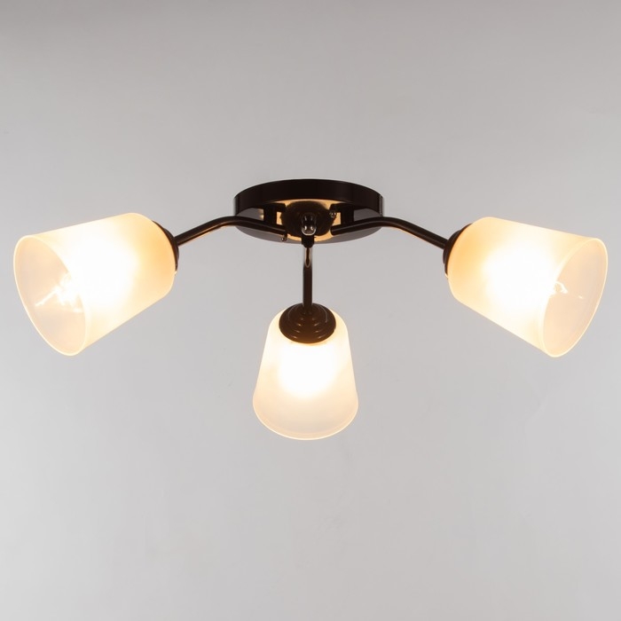 Люстра Люстра "Онлайн" (цилиндр) 3х15Вт Е27 МОДЕЛЬ: BR 00214 венге/прозрачный