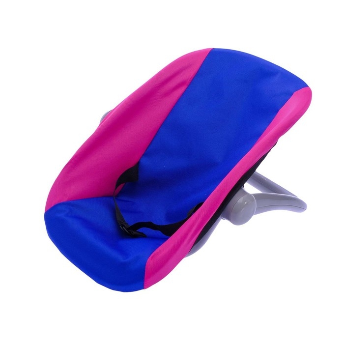 Коляска для кукол, с переноской, трёхколёсная, металлический каркас Коляска для кукол, с переноской, трёхколёсная, металлический каркас