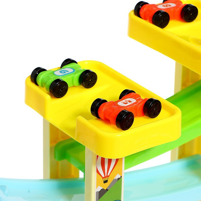 Автотрек развивающий «Гонки по склону», в комплекте 8 машинок Автотрек развивающий «Гонки по склону», в комплекте 8 машинок