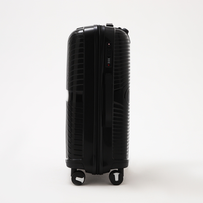 Чемодан средний 69 л (M), отдел на молнии, кодовый замок, 4 колеса, цвет чёрный Чемодан средний 69 л (M), отдел на молнии, кодовый замок, 4 колеса, цвет чёрный