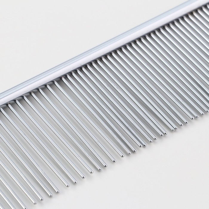 Расчёска металлическая большая, редкие и частые зубья, 19 х 5 см Расчёска металлическая большая, редкие и частые зубья, 19 х 5 см