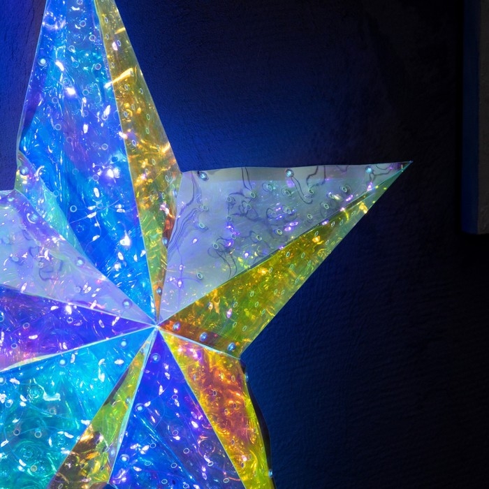 Светодиодная фигура «Звезда» 60 см, пластик, 220 В, свечение белое Светодиодная фигура «Звезда» 60 см, пластик, 220 В, свечение белое