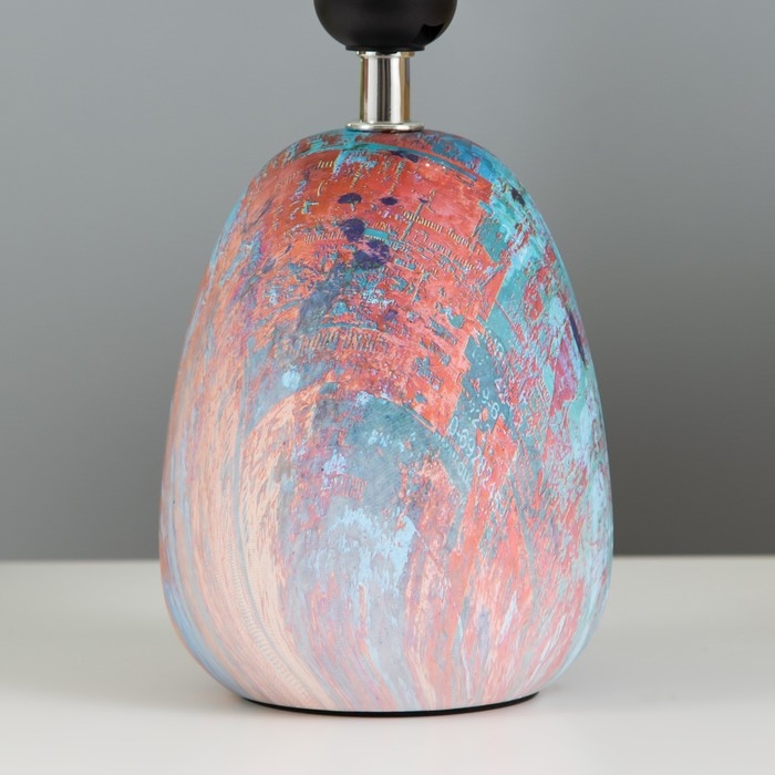 Настольная лампа Настольная лампа "Косетт" Е27 40Вт синий-фиолетовый 22,5х22,5х32,5 см RISALUX