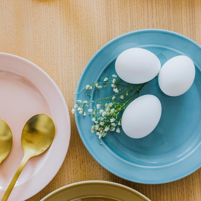 Тарелка мелкая «Акварель», d=20 см, цвет голубой Тарелка мелкая «Акварель», d=20 см, цвет голубой