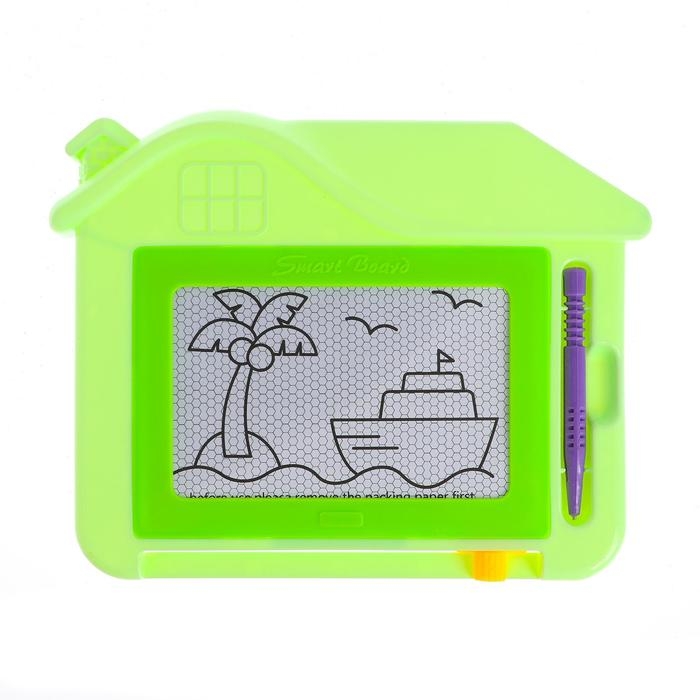 Доска магнитная Доска магнитная "Домик с окошком", чёрная крошка, цвета МИКС