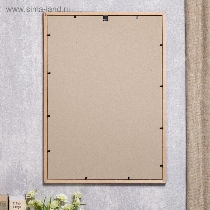 Фоторамка сосна с19 орех 35х50 см (пластиковый экран) Фоторамка сосна с19 орех 35х50 см (пластиковый экран)