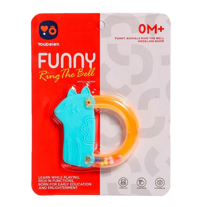 Погремушка с прорезываетелем «Питомцы» Погремушка с прорезываетелем «Питомцы»