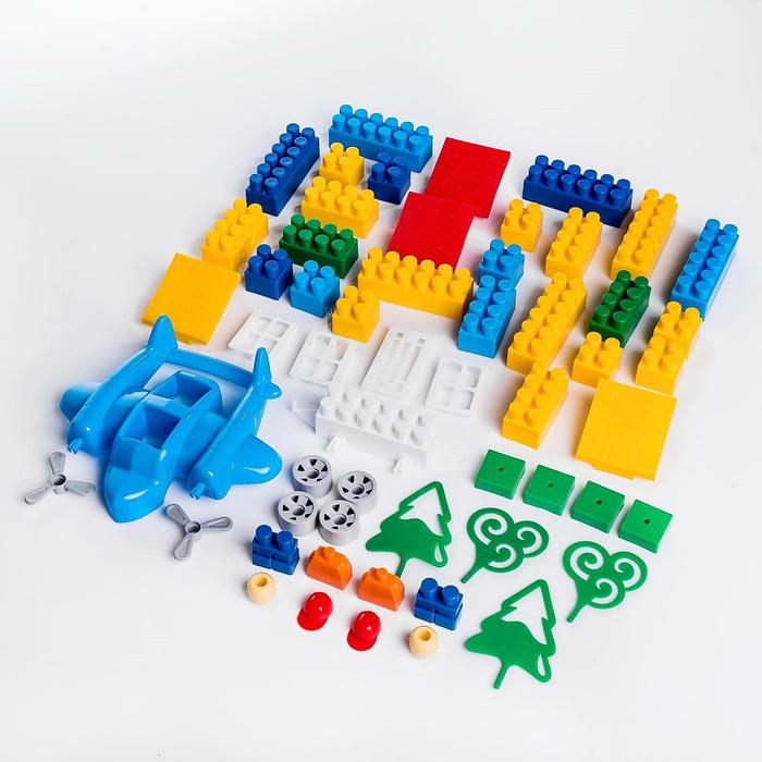 Конструктор «Моя авиация: Аэропорт», 56 деталей Конструктор «Моя авиация: Аэропорт», 56 деталей