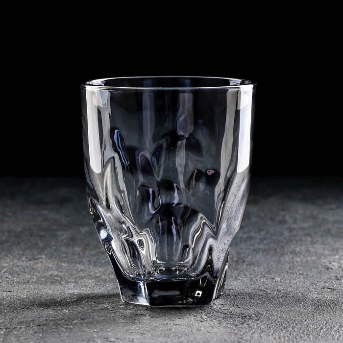 Стакан стеклянный «Лава», 325 мл, цвет серый Стакан стеклянный «Лава», 325 мл, цвет серый