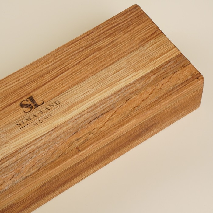 Подставка из дуба для столовых приборов и специй Sima-Land Home, 27×10×5 см Подставка из дуба для столовых приборов и специй Sima-Land Home, 27×10×5 см