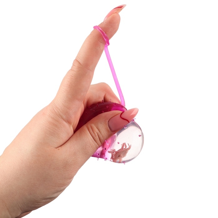 Мялка с веревкой и кольцом (внутри живность), МИКС Мялка с веревкой и кольцом (внутри живность), МИКС