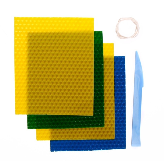 Свечи из вощины «Новый год! Уютный домик», новогодний набор для творчества Свечи из вощины «Новый год! Уютный домик», новогодний набор для творчества