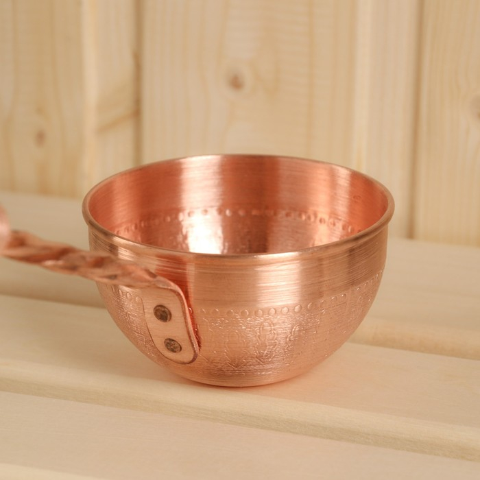 Ковш медный, 0,14л, с ручкой Ковш медный, 0,14л, с ручкой