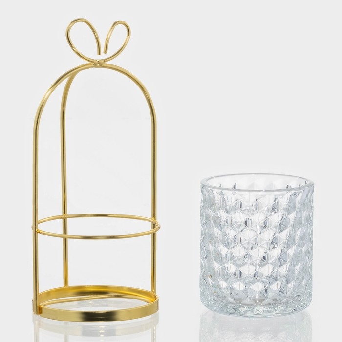 Конфетница стеклянная «Богема. Бантик», 9,5×20 см Конфетница стеклянная «Богема. Бантик», 9,5×20 см