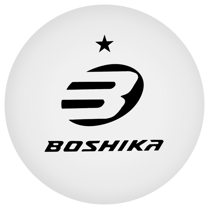 Набор мячей для настольного тенниса BOSHIKA Beginner 1*, d=40+ мм, 6 шт., цвет белый Набор мячей для настольного тенниса BOSHIKA Beginner 1*, d=40+ мм, 6 шт., цвет белый