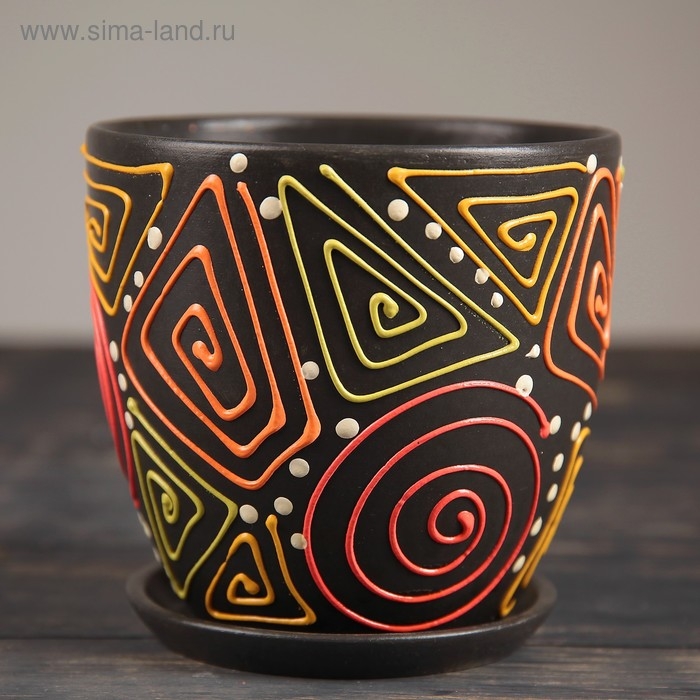 Горшок цветочный Горшок цветочный "Радуга" № 6 Высокий овал, 8,5 л