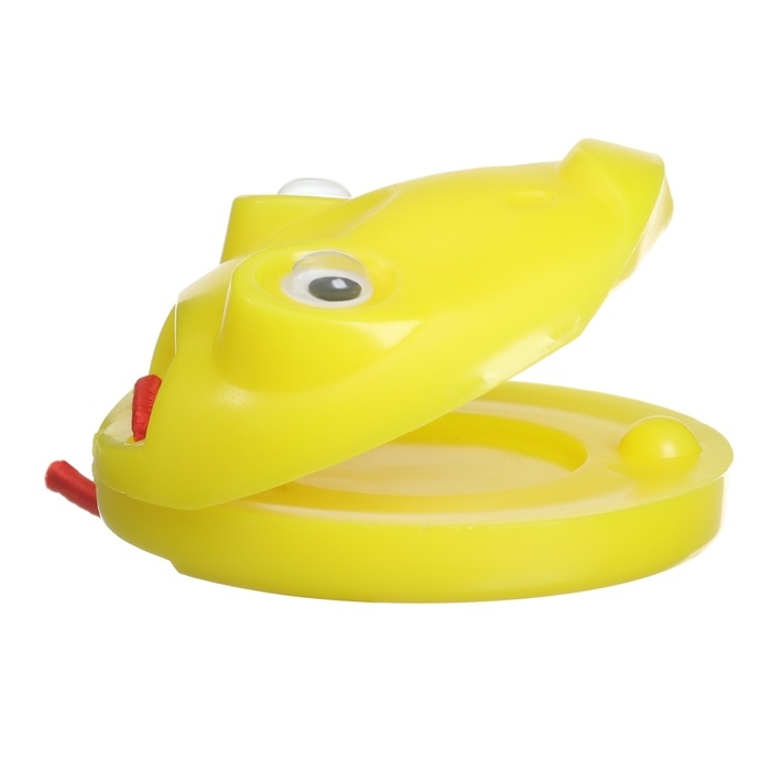 Набор погремушек «Лягушата: кастаньеты + перкуссионный маракас, 3 шт., цвет желтый, Крошка Я