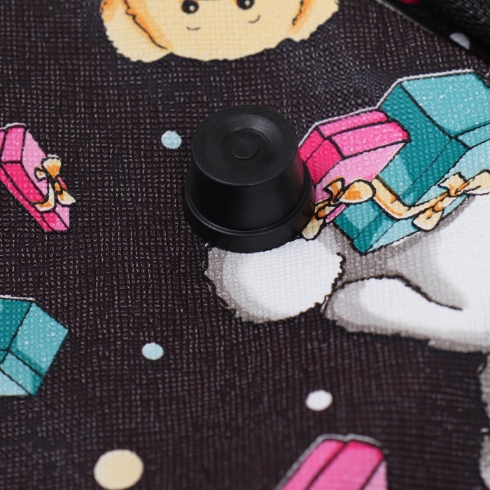 Сумка-переноска каркасная Сумка-переноска каркасная "Медведи на черном фоне", размер M, 40 х 21 х 27 см