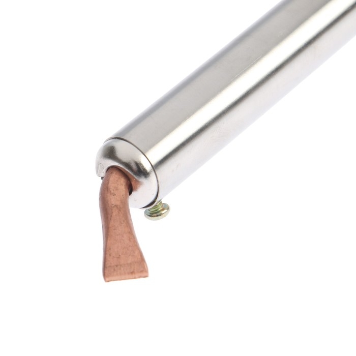 Паяльник ТУНДРА, деревянная рукоятка, плоское медное жало, 75 Вт, 220 В Паяльник ТУНДРА, деревянная рукоятка, плоское медное жало, 75 Вт, 220 В