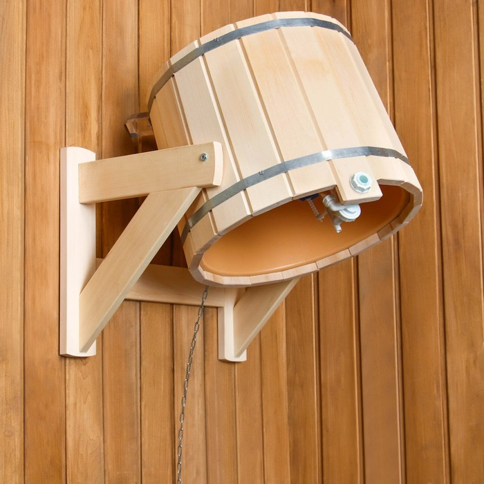 Обливное устройство из липы Обливное устройство из липы "Русская забава", 20л, пластиковая вставка