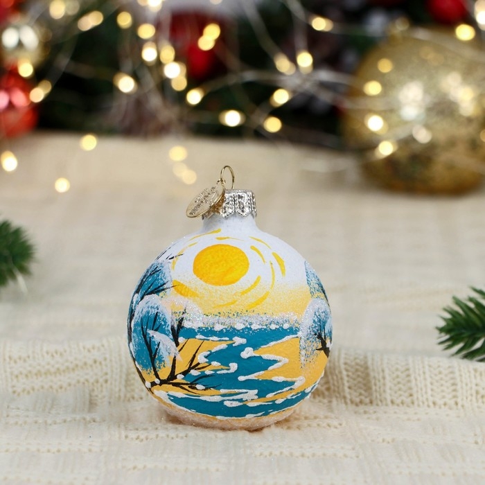 Шар Шар "Восход солнца", 65 мм., в подарочной упаковке