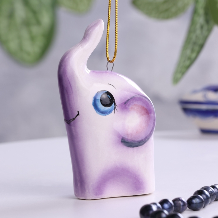 Сувенир Сувенир "Слоник", 10 см, майолика