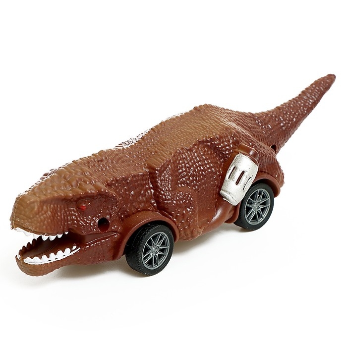 Игровой набор DINO, в комплекте 2 грузовика и динозавры