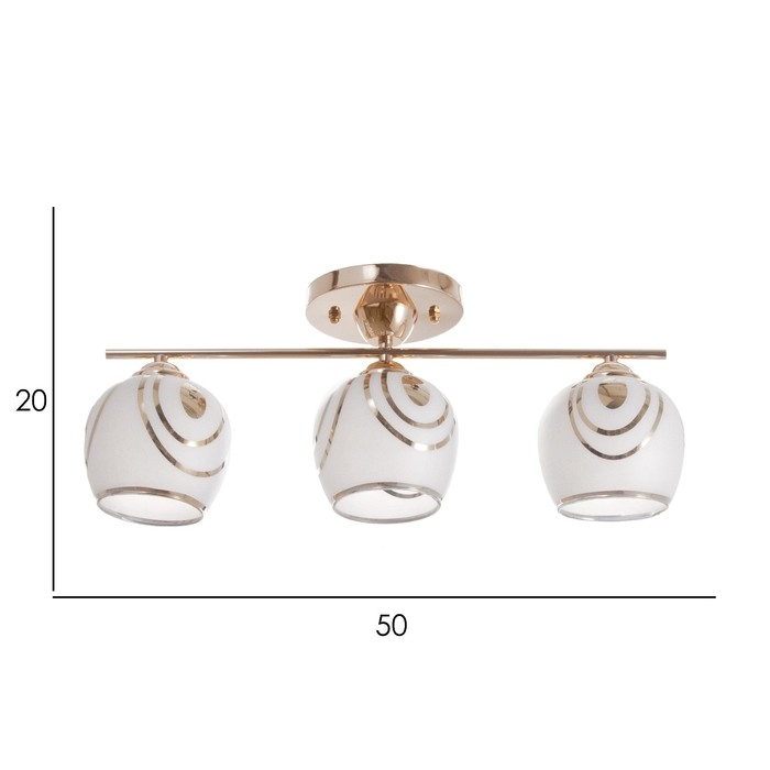 Люстра Люстра "Карри" 3х40Вт Е27 Золото МОДЕЛЬ: 2800431