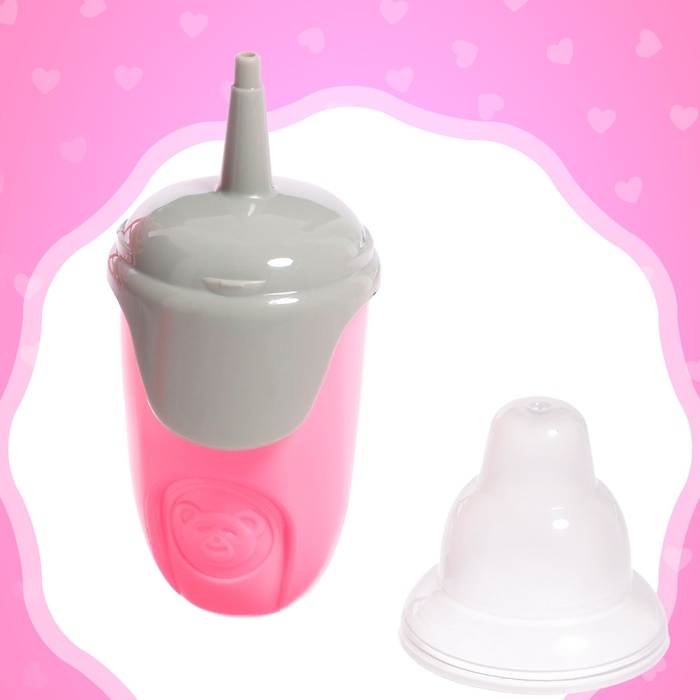 Пупс функциональный «Анечка», пьёт, писает, с набором аксессуаров, со стульчиком для кормления