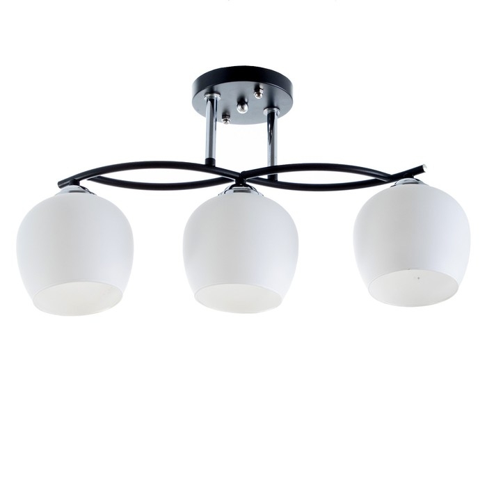 Люстра Люстра "Алтера" 3хЕ27 40Вт чёрный 42х21х27 см BayerLux