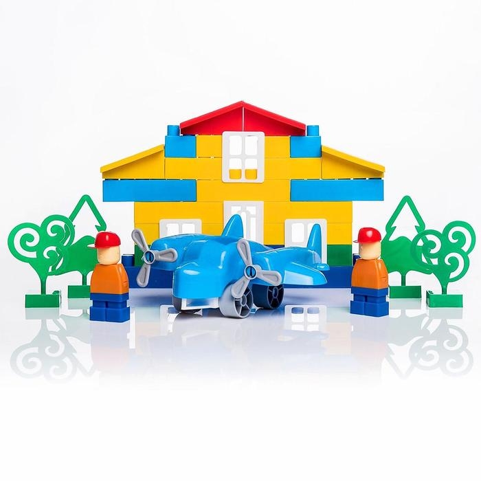 Конструктор «Моя авиация: Аэропорт», 56 деталей Конструктор «Моя авиация: Аэропорт», 56 деталей