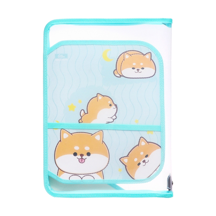 Папка для труда А4, 325 х 230 х 25 мм, молния вокруг, откидная планка, пластиковая, ПТР-1, Calligrata  Папка для труда А4, 325 х 230 х 25 мм, молния вокруг, откидная планка, пластиковая, ПТР-1, Calligrata "Веселые персы"