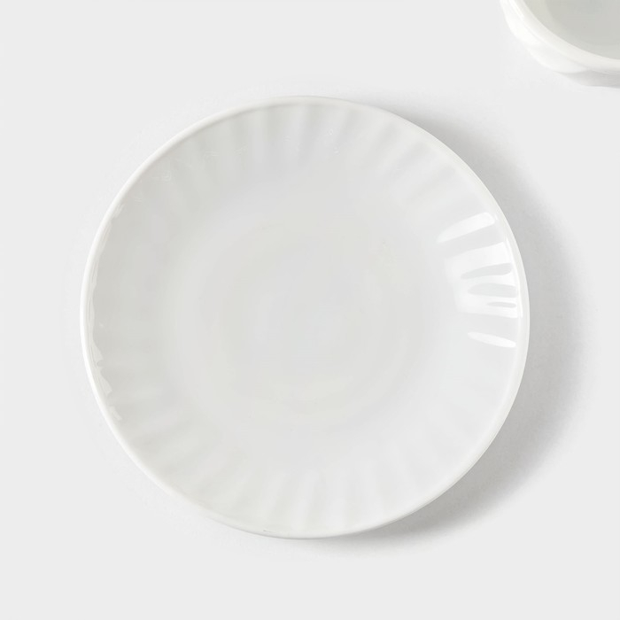 Сервиз чайный Доляна «Дива», 12 предметов: 6 чашек 190 мл, 6 блюдец, стеклокерамика Сервиз чайный Доляна «Дива», 12 предметов: 6 чашек 190 мл, 6 блюдец, стеклокерамика