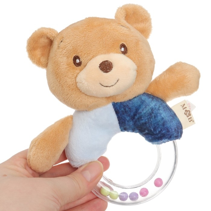 Мягкая погремушка «Мишка», Mum&Baby