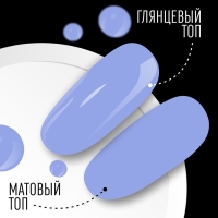 Гель лак для ногтей, «CLASSIC COLORS», 3-х фазный, 8мл, LED/UV, цвет васильковый (96)