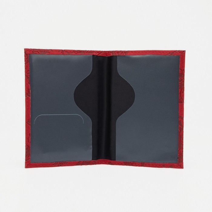 Обложка для паспорта, цвет красный Обложка для паспорта, цвет красный